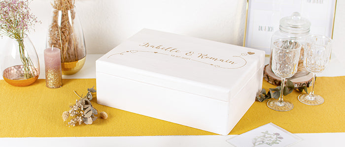 Die LAUBLUST Hochzeitskiste Erinnerung für den schönsten Tag im Leben