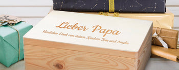 Geschenke zum Vatertag