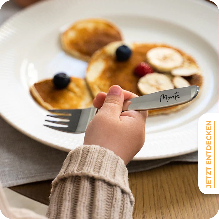 Kinderbesteck mit Gravur