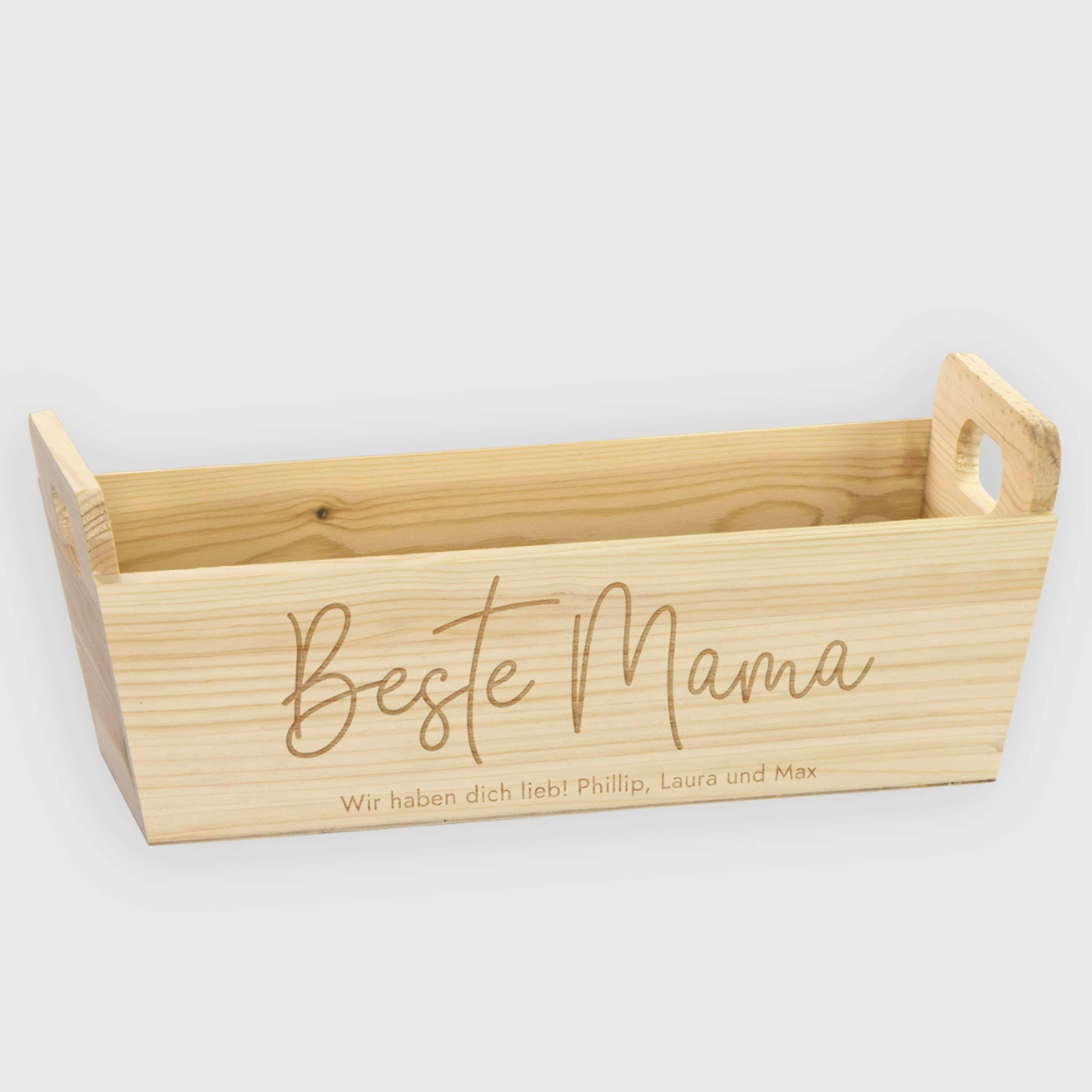Blumenkasten mit Gravur - Personalisiert (mit Gravur)