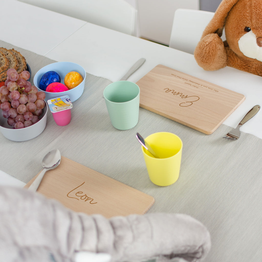 Frühstücksbrettchen für Kinder mit Gravur - Personalisiert mit Namen - Niers Motiv - Image 4
