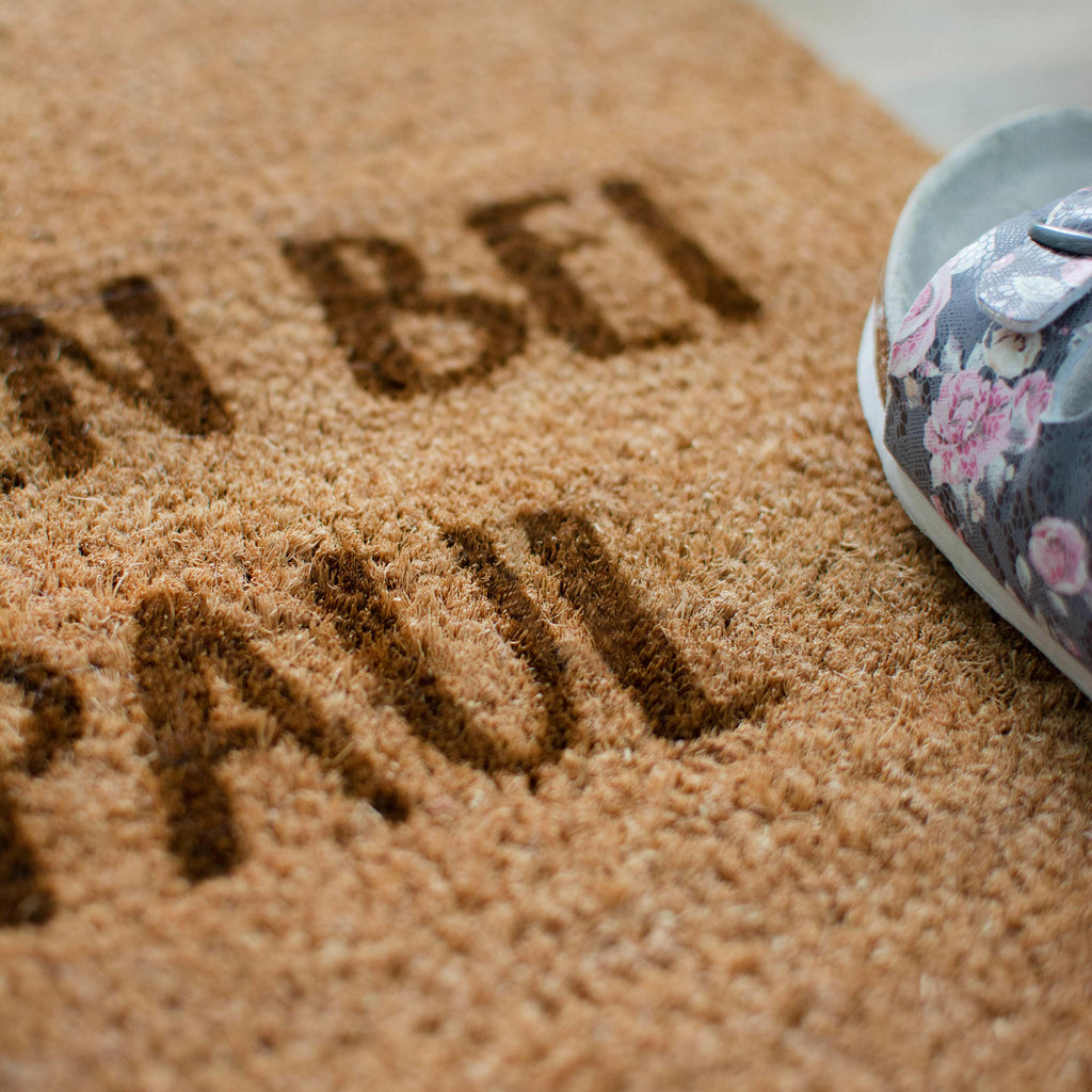 Fußmatte Personalisiert mit Namen - Wuschtext & Wunschname - ca. 60 x 40 cm, rutschfest & waschbar - Image 8