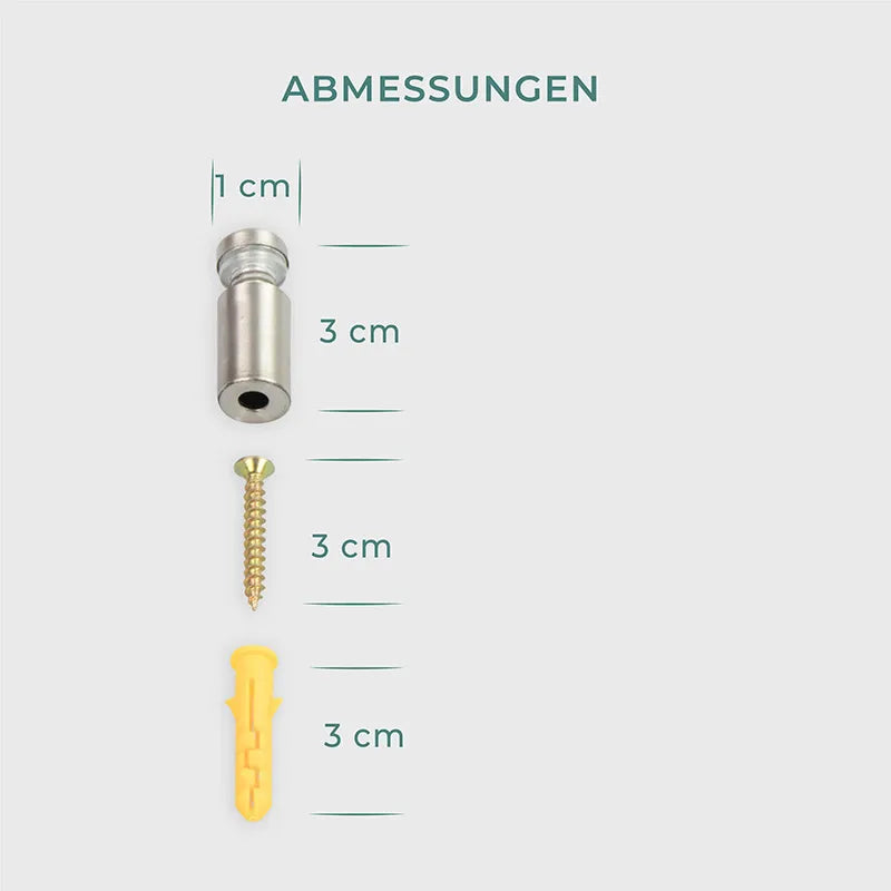 Abstandshalter Wand aus Edelstahl - 4er-Set - Image 3