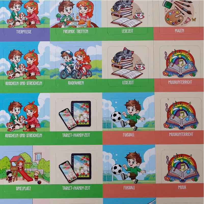 Montessori Kinder Wochenplaner - Routine Planer mit Magneten - Image 5