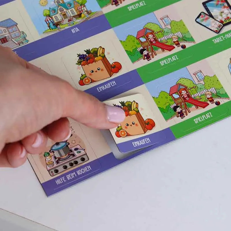 Montessori Kinder Wochenplaner - Routine Planer mit Magneten - Image 7