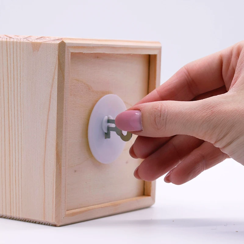 Kinder Spardose mit Schloss | Sparschwein aus Holz - Image 9