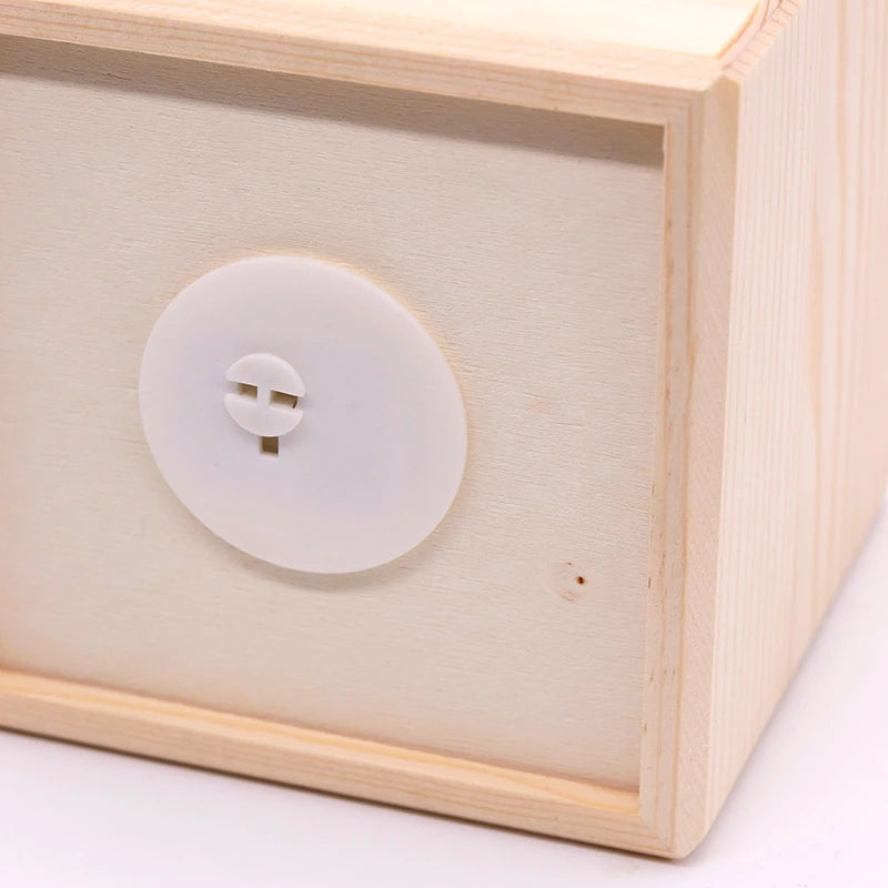 Kinder Spardose mit Schloss | Sparschwein aus Holz - Image 8