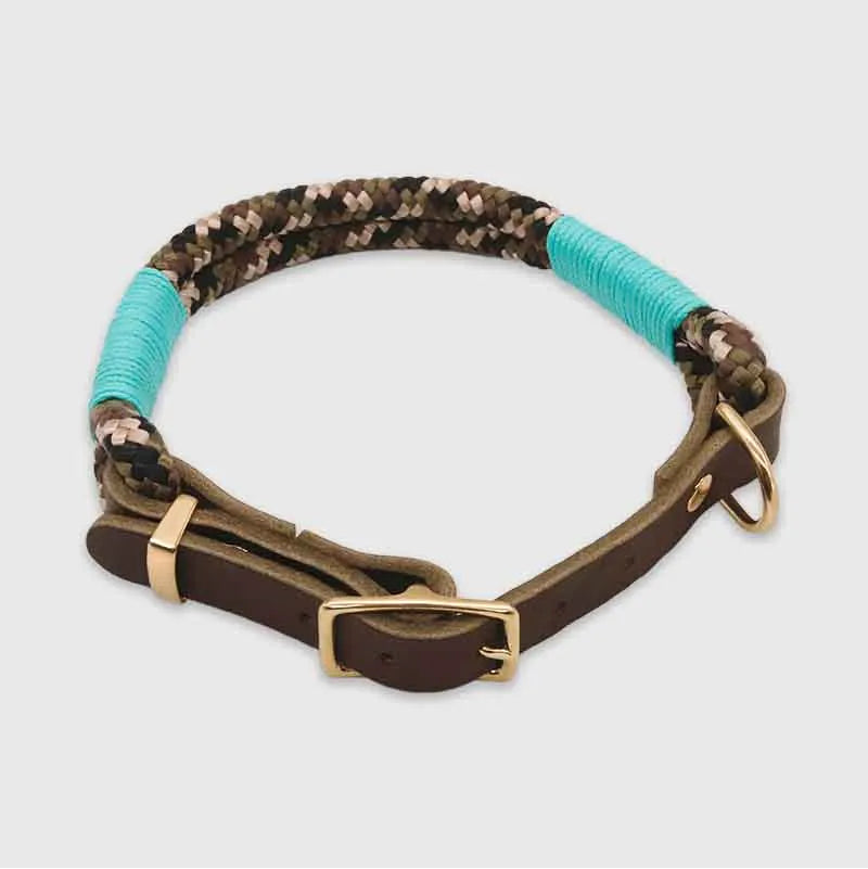 Paracord handgemachtes Hundehalsband, grün - XS, S, M, L - Image 10