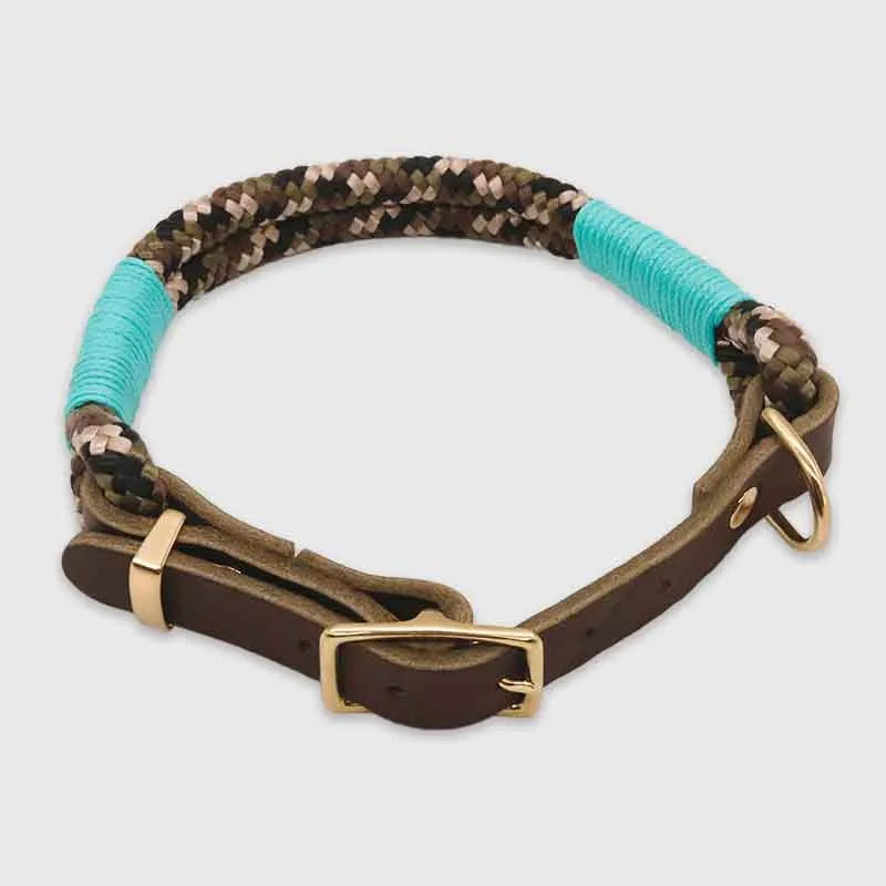 Paracord handgemachtes Hundehalsband, grün - XS, S, M, L - Image 11