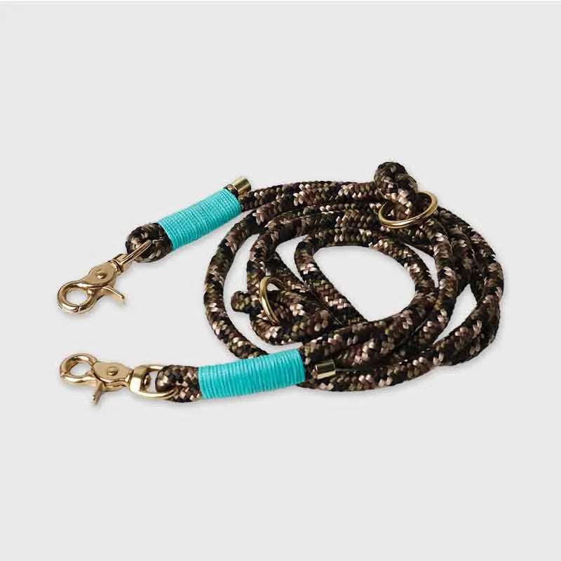 Paracord handgemachtes Hundeleine, grün - XS, S-L - Image 1