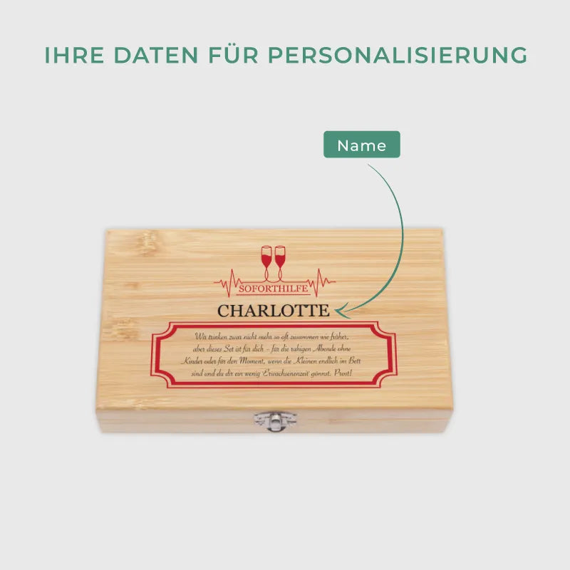 Weinöffner Set Personalisiert mit Geschenkbox - Image 3