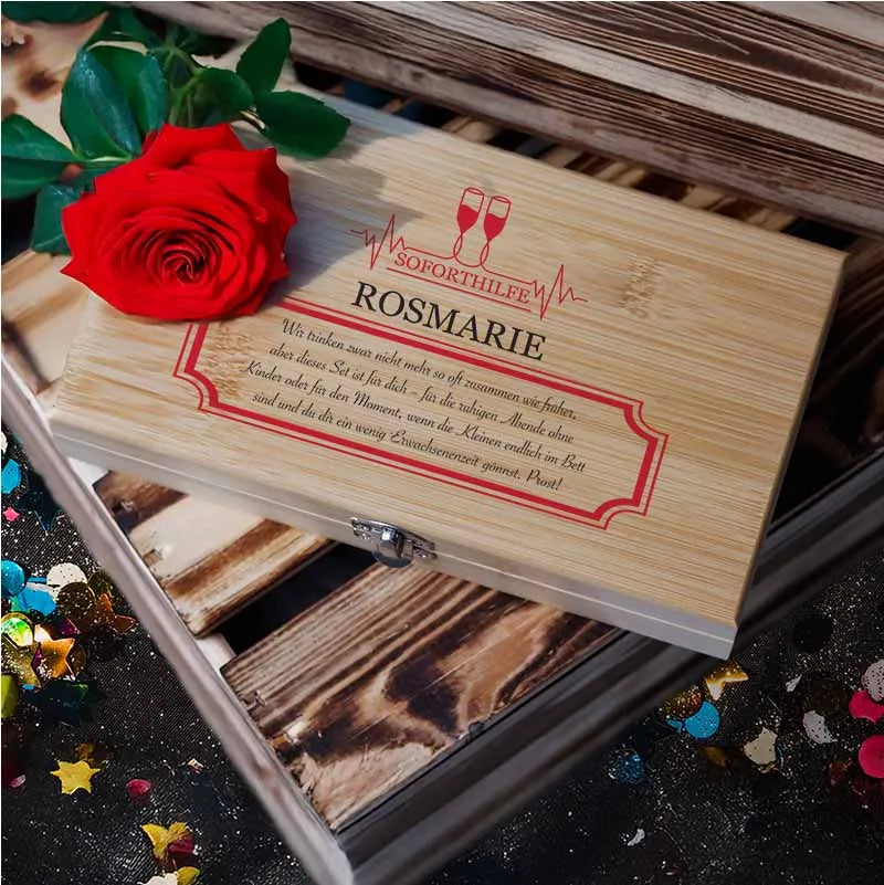Weinöffner Set Personalisiert mit Geschenkbox - Image 2