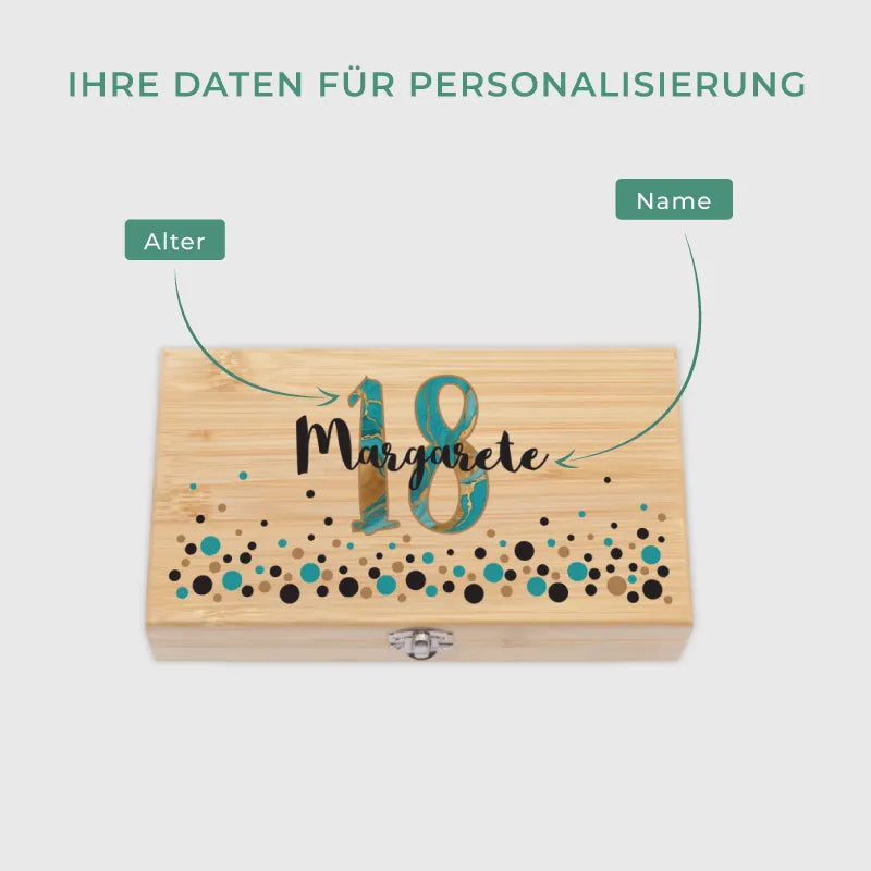 Weinöffner Set Personalisiert mit Name & Alter - Image 3