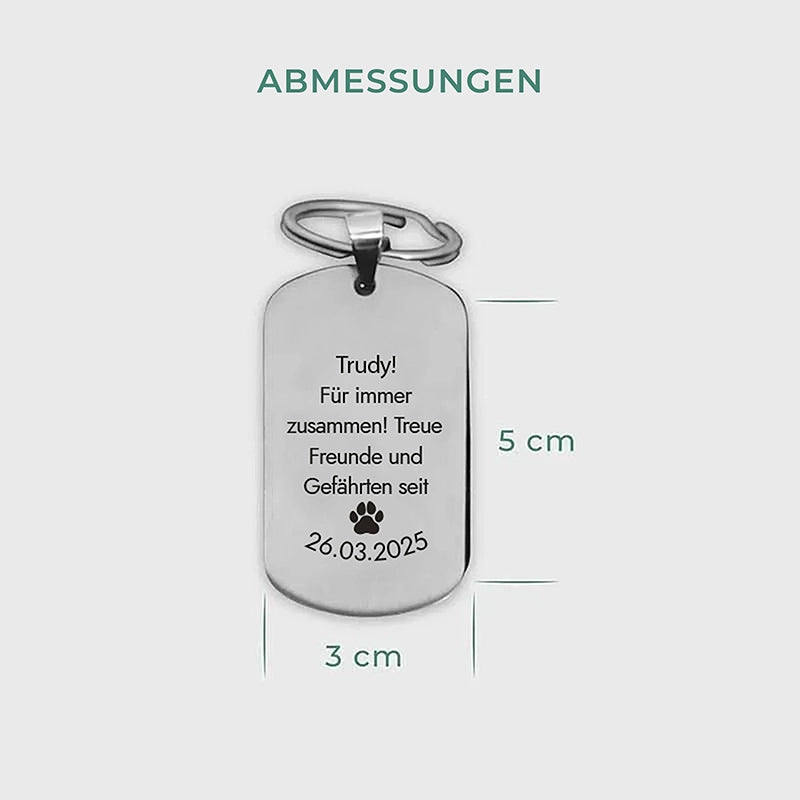 Schlüsselanhänger personalisiert mit Foto als Personalisiertes Geschenk für Tierbesitzer  - Image 5