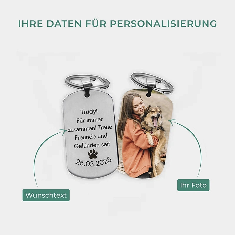 Schlüsselanhänger personalisiert mit Foto als Personalisiertes Geschenk für Tierbesitzer  - Image 3