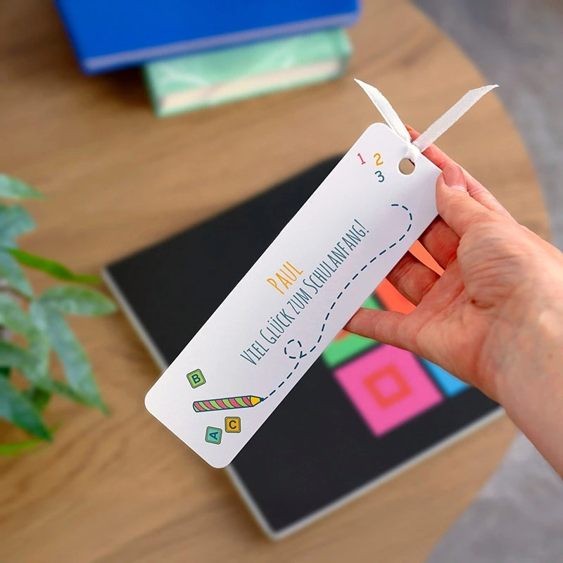 Personalisiertes Lesezeichen aus Acrylglas für Schulkinder - Personalisiertes Geschenk für Schüler - Schule - Image 6