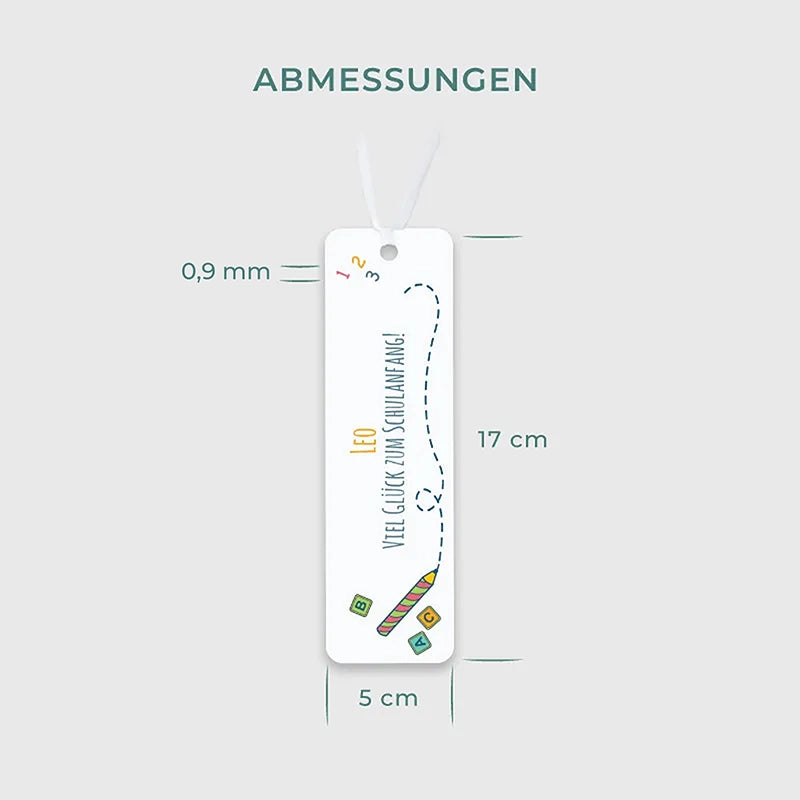 Personalisiertes Lesezeichen aus Acrylglas für Schulkinder - Personalisiertes Geschenk für Schüler - Schule - Image 5