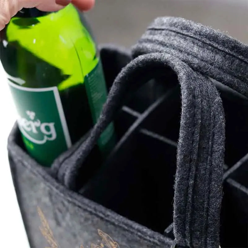 Personalisierte Männerhandtasche - Flaschenträger mit Wunschtext als Männergeschenk - Image 7