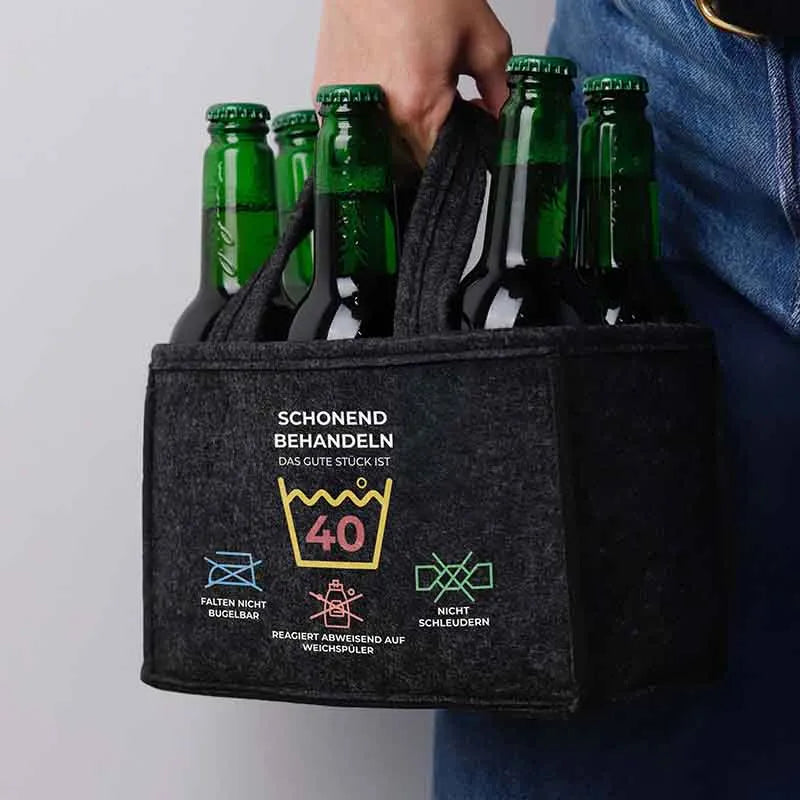 Personalisierte Männerhandtasche - Flaschenträger als Geschenk für Männer - Image 6
