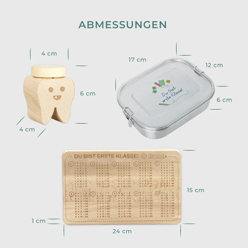 Geschenk-Set für Erstklässler - Geschenk zur Einschulung mit Text - Image 3