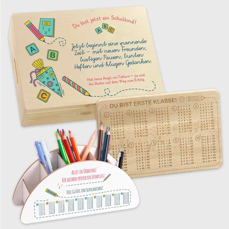 Geschenk-Set für Erstklässler - Geschenk zur Einschulung - Image 1