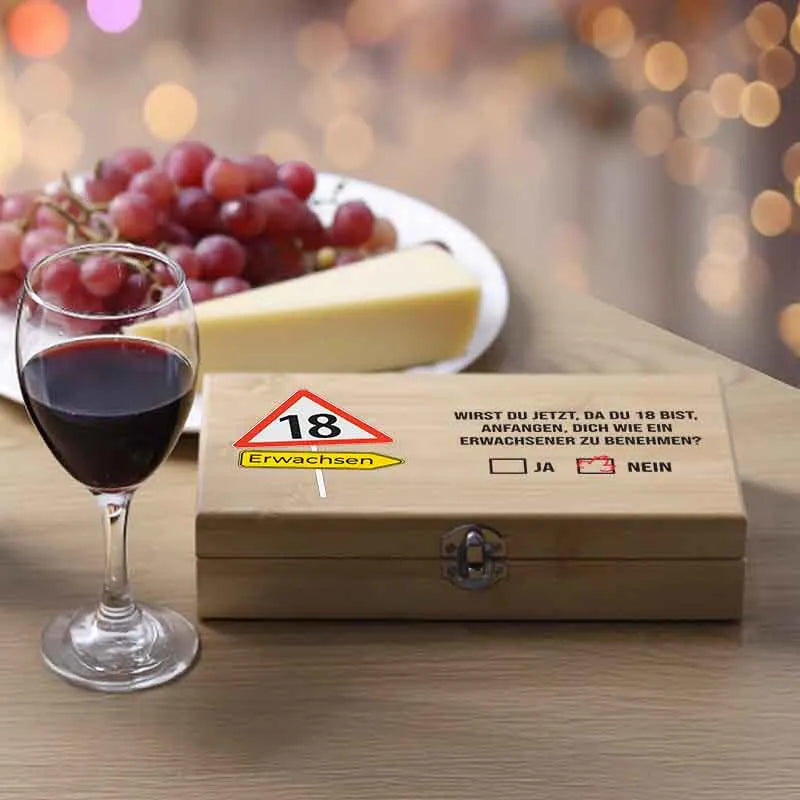 Weinöffner Set als Geschenk zum 18. Geburtstag - Image 2