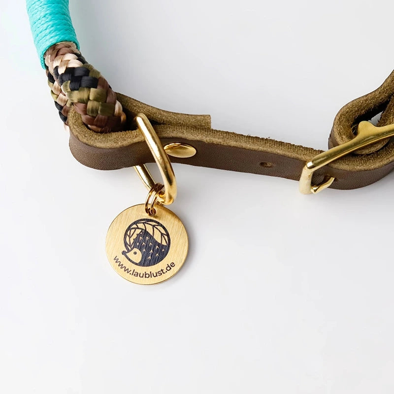 Paracord handgemachtes Hundehalsband, grün - XS, S, M, L - Image 7