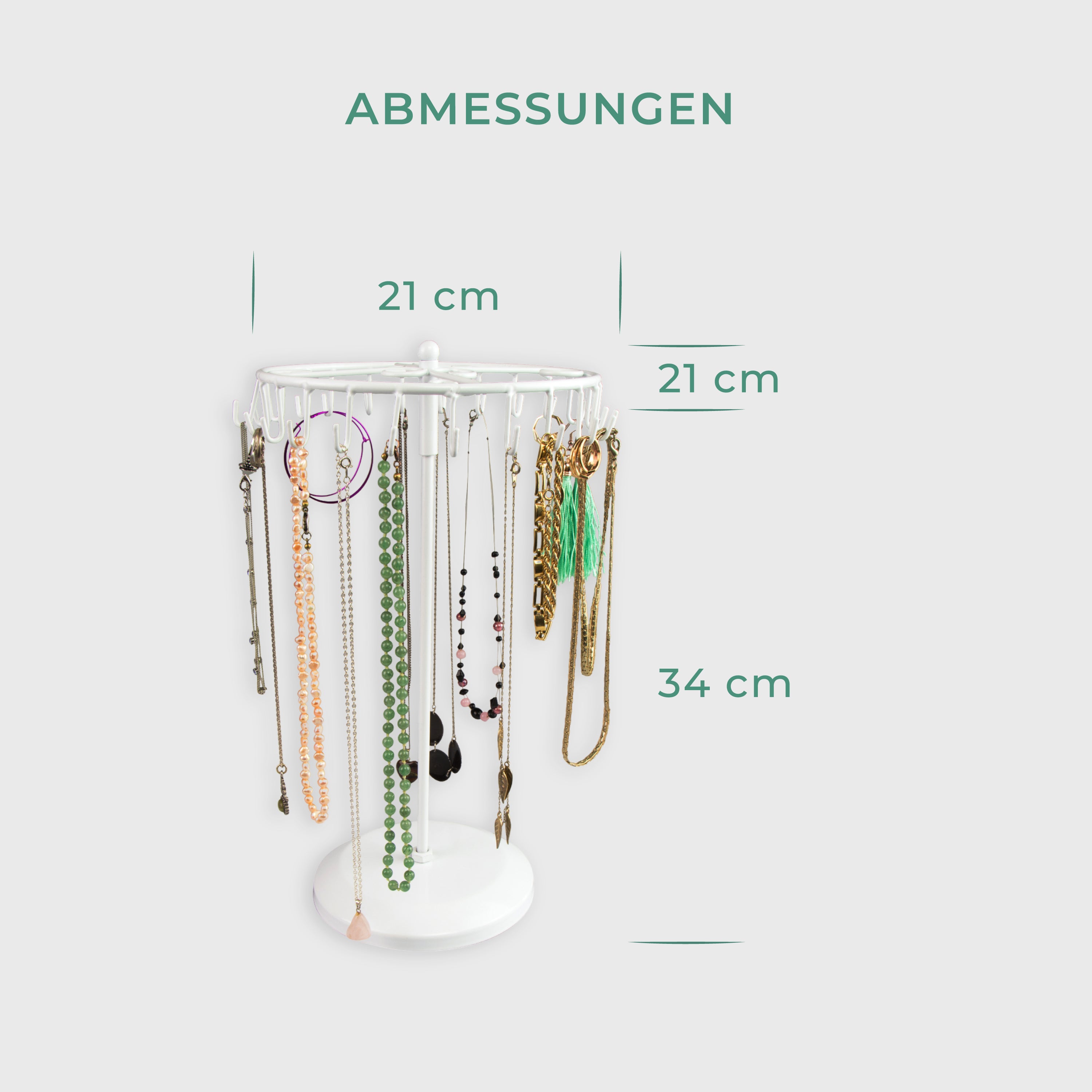 Kugelkettenhalter Aus Kunststoff In Weiss Zum Schrauben Für Kugel 3 - Foto 6