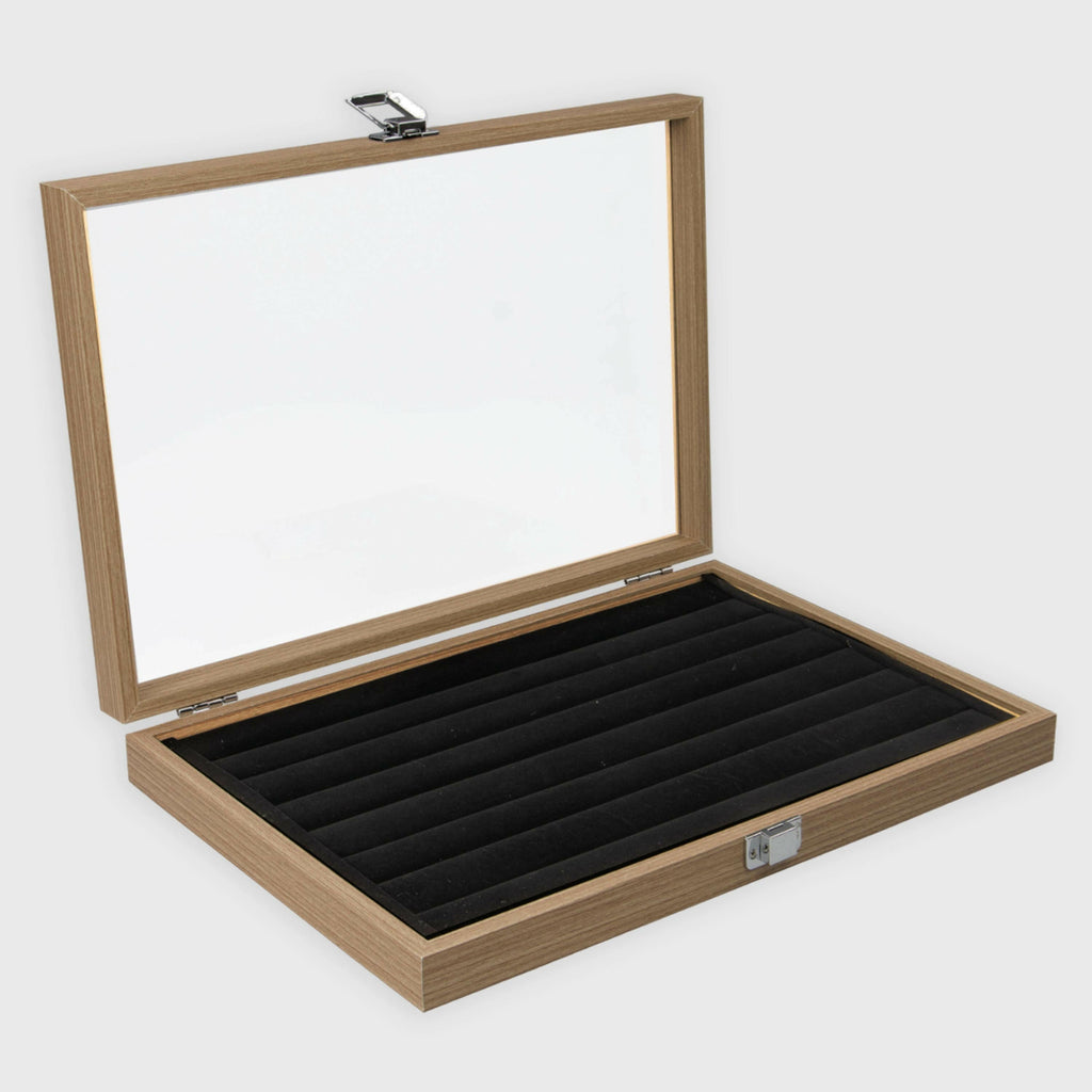Schmuckkasten für Ringe aus MDF - 7 Slots.