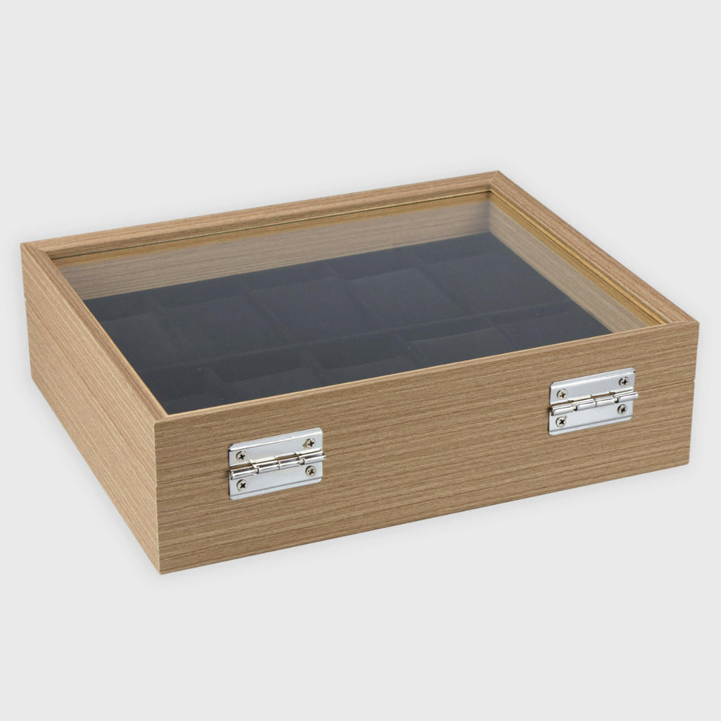 Uhrenbox aus MDF - 10 Fächer.