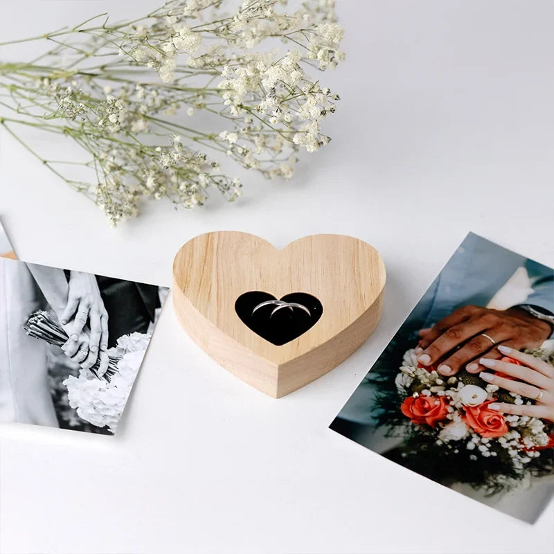 Ringkissen zur Hochzeit - Herzform - Image 5