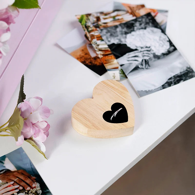 Ringkissen zur Hochzeit - Herzform - Image 6
