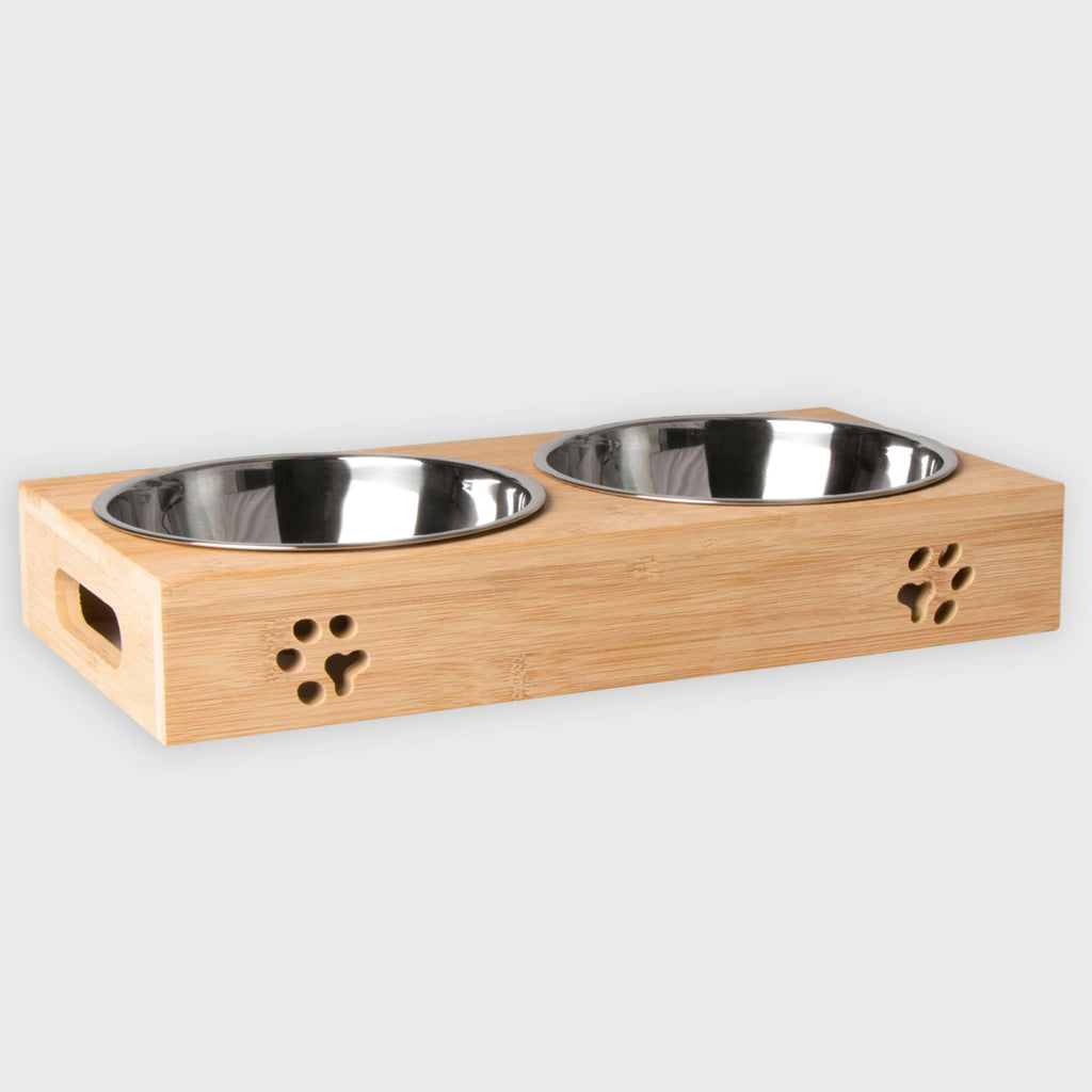 Futterstation für Hund & Katze - Natur.