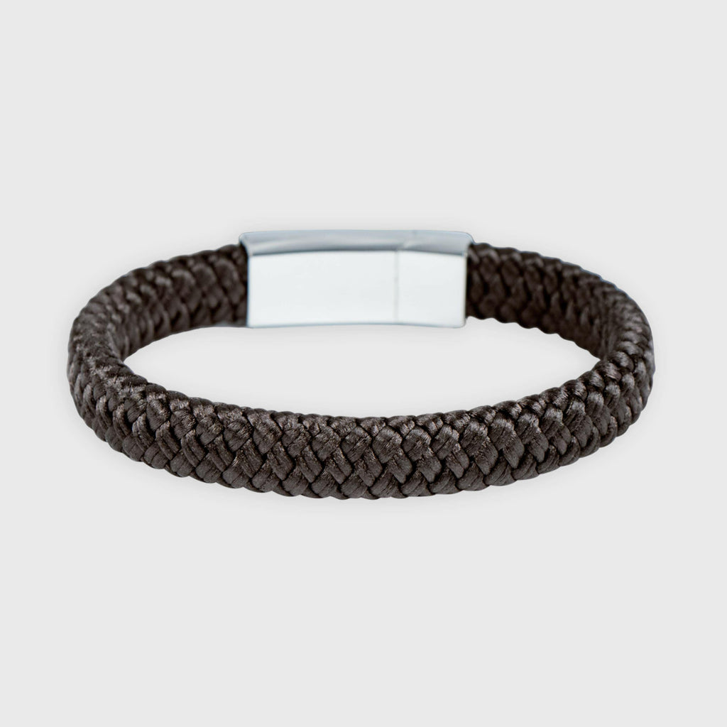 Armband für Herren - Braun, geflochten.