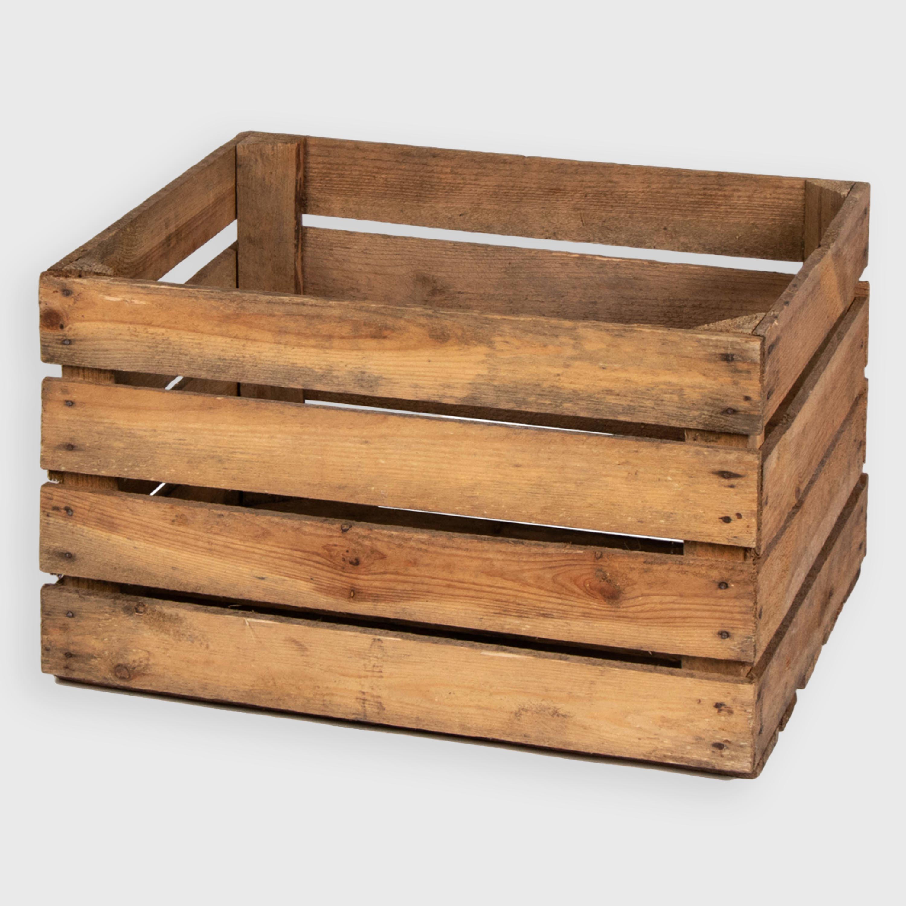 Gebrauchte Apfelkiste – Vintage Weinkiste