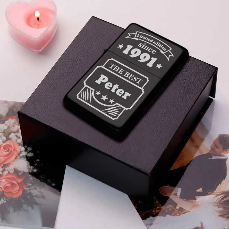 Geschenkbox für Feuerzeug - Schwarz - Image 4