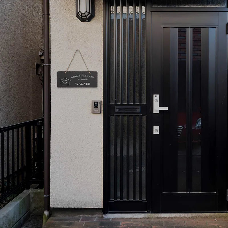 Türschild Personalisiert - Druck mit Name & Familie - Sweet Home - Image 4