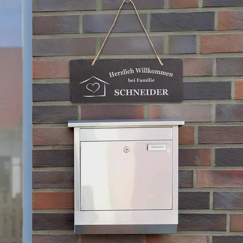 Türschild Personalisiert - Druck mit Name & Familie - Sweet Home - Image 5