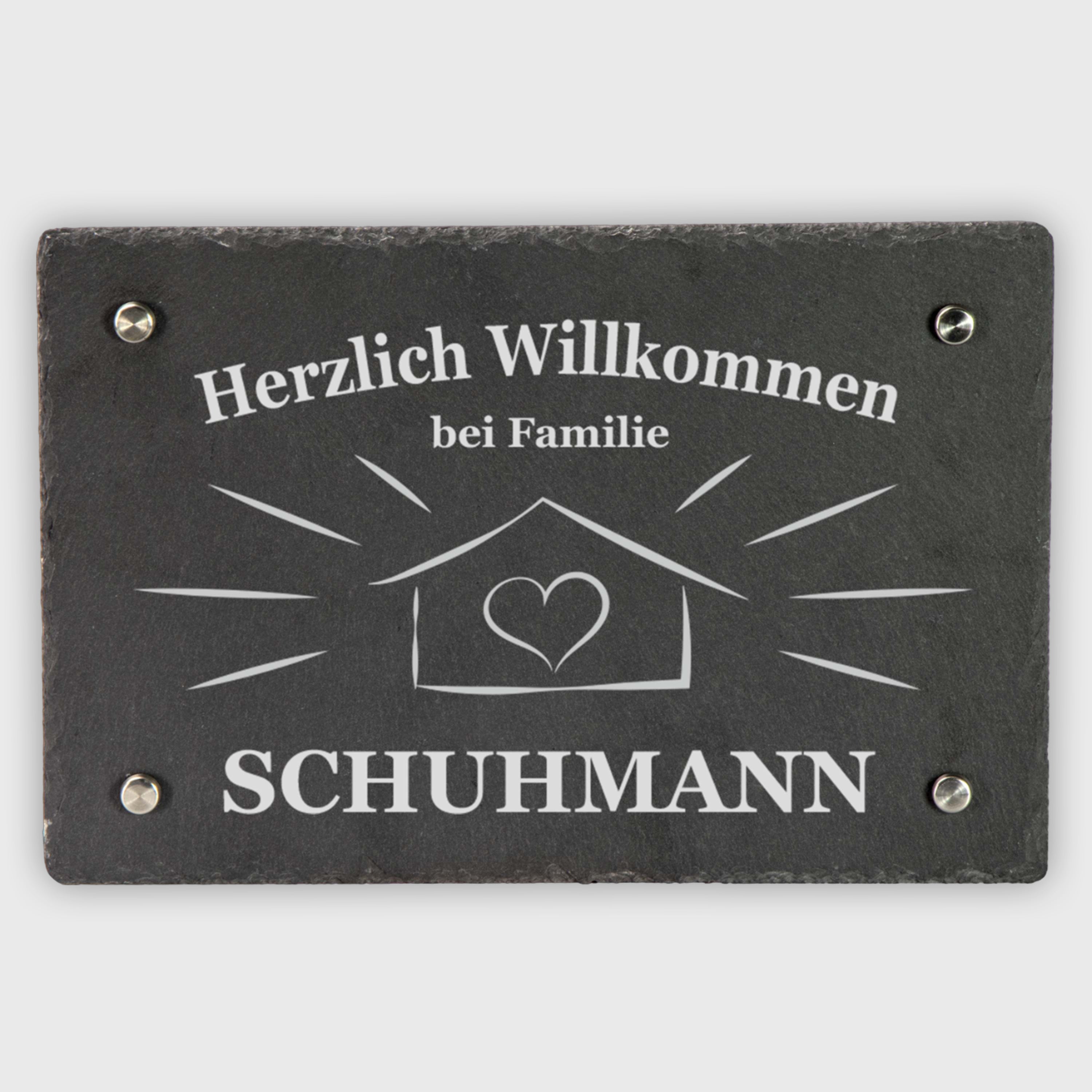 Türschild - Namensschild - Klingelschild inkl. Gravur, 4,20 €