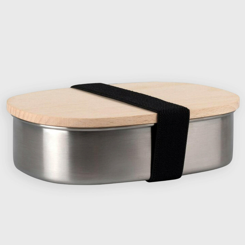 Personalisierte Kinderbrotdose Kindergarten - Lunchbox Kinder aus Edelstahl mit Holzdeckel - Löwe Motiv - Image 5