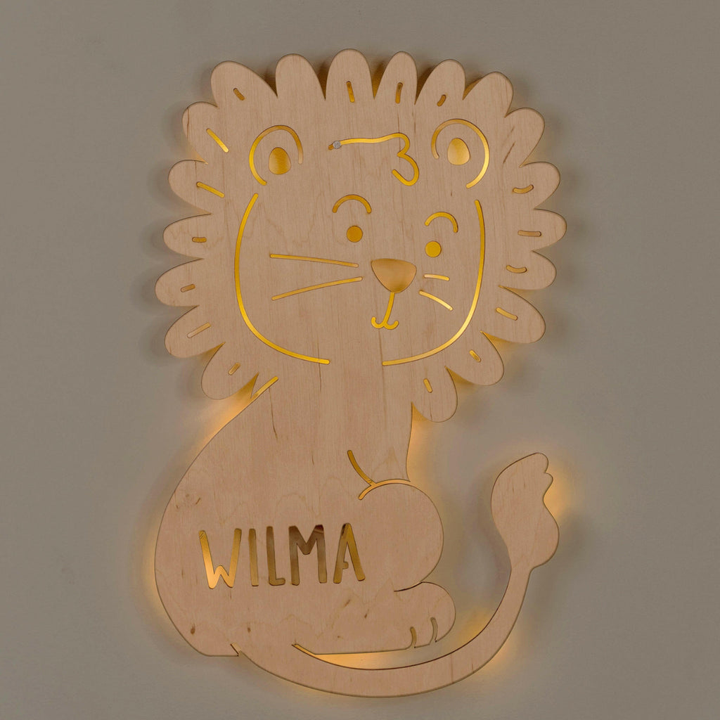 LED Kinder Nachtlicht - Personalisiert - Schlummerlicht Baby mit Namen - Image 1