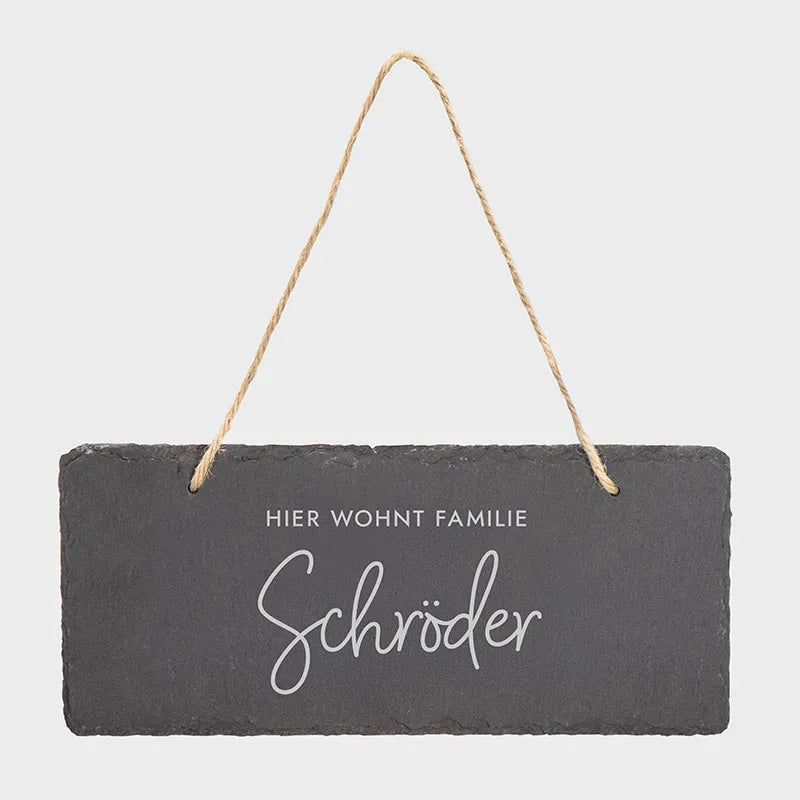 Türschild Personalisiert - Druck mit Name & Familie | Niers - Image 6