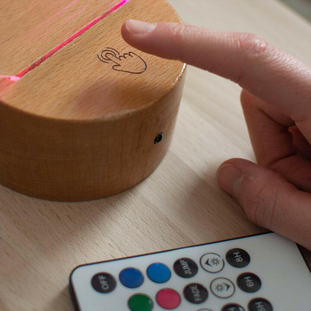 LED Kinder Nachtlicht - Personalisiert - Schlummerlicht Baby mit Namen - Hippo 3D Lampe - Image 8