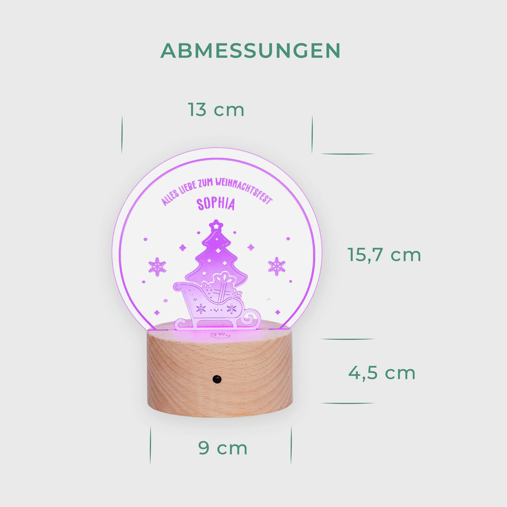 LED Kinder Nachtlicht - Personalisiert - Schlummerlicht Baby mit Namen - Image 7