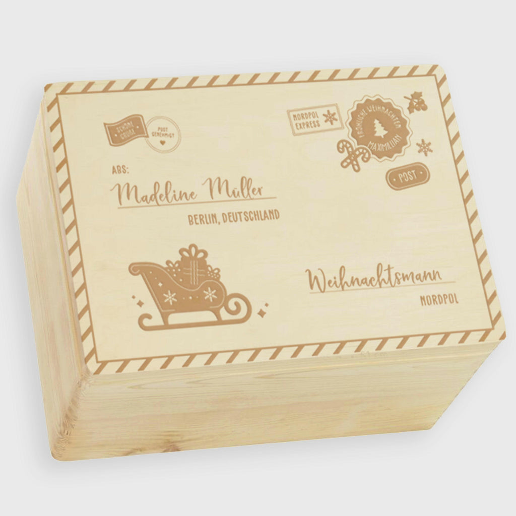Erinnerungsbox - Personalisiert - Weihnachtsbrief Motiv.