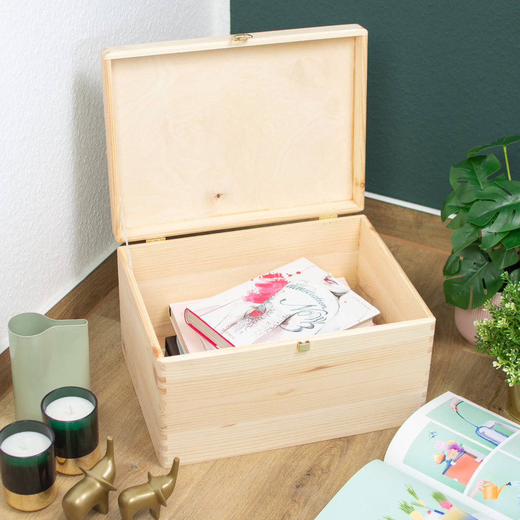 Erinnerungsbox zur Hochzeit - Blumenkleid - Hochzeitskiste personalisiert mit Gravur, Holzkiste Natur, FSC® - Image 12