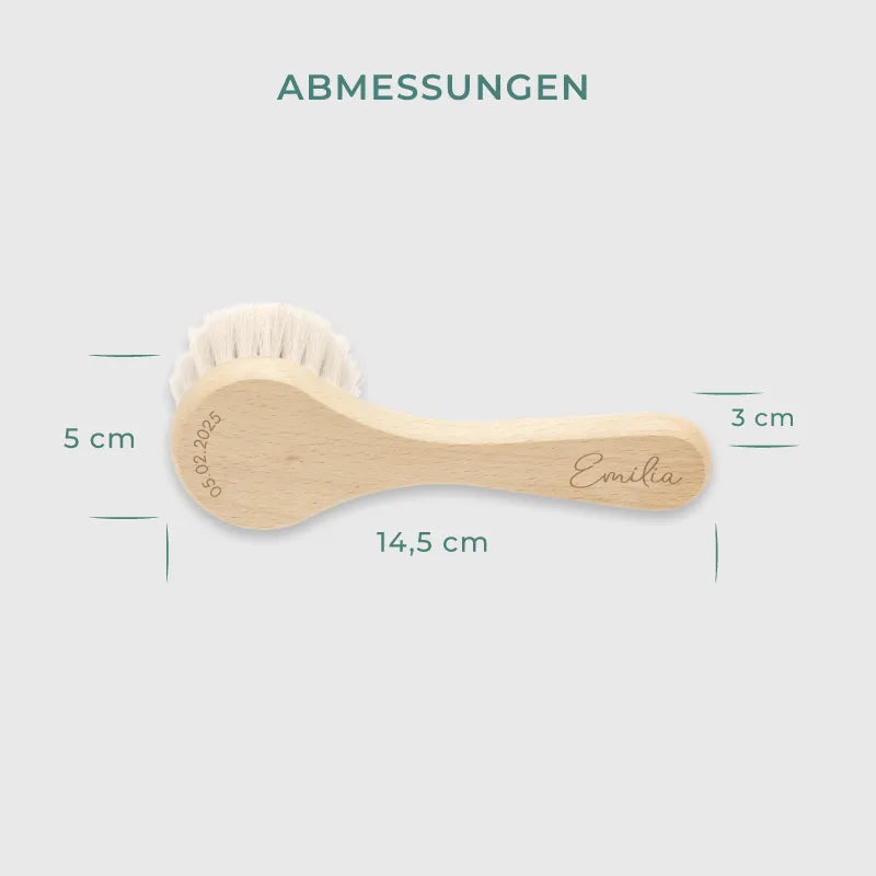 Personalisierte Haarbürste für Baby - Geschenk zur Geburt mit Name - Image 5