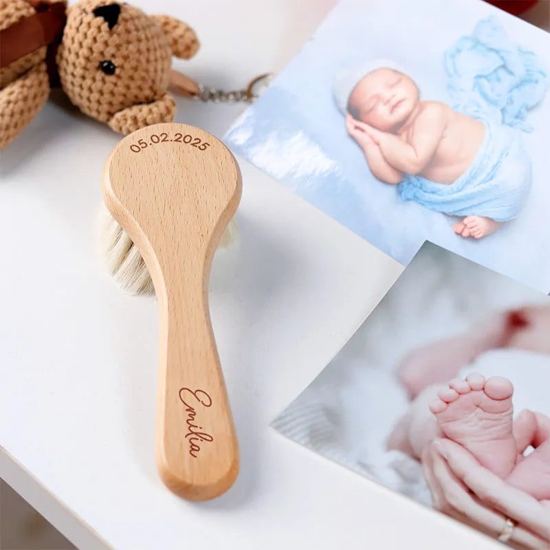 Personalisierte Haarbürste für Baby - Geschenk zur Geburt mit Name - Image 9