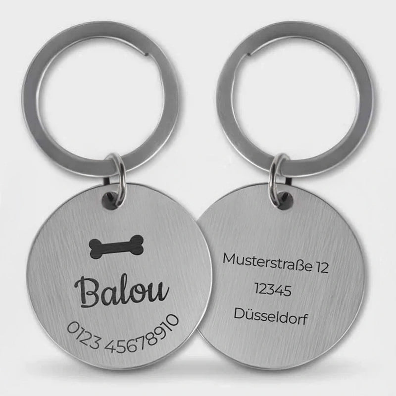 Hundemarke gravieren  Namensschilder & Anhnger fr Hunde | LAUBLUST