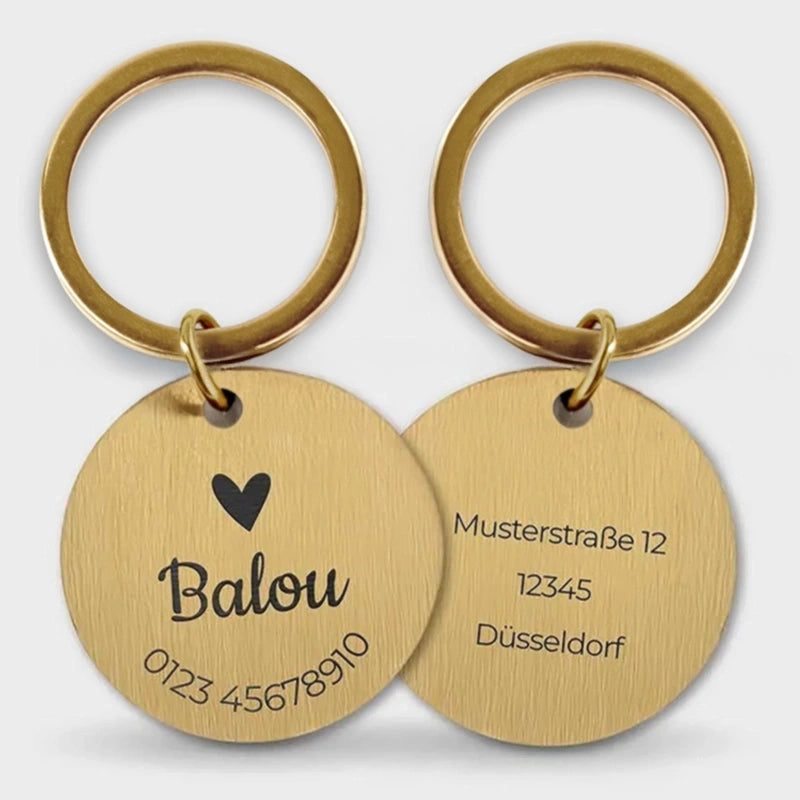 Hundemarke gravieren  Namensschilder & Anhnger fr Hunde | LAUBLUST